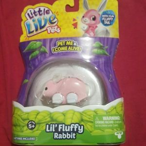 Little Live Pets lil fluffy rabbit-new !